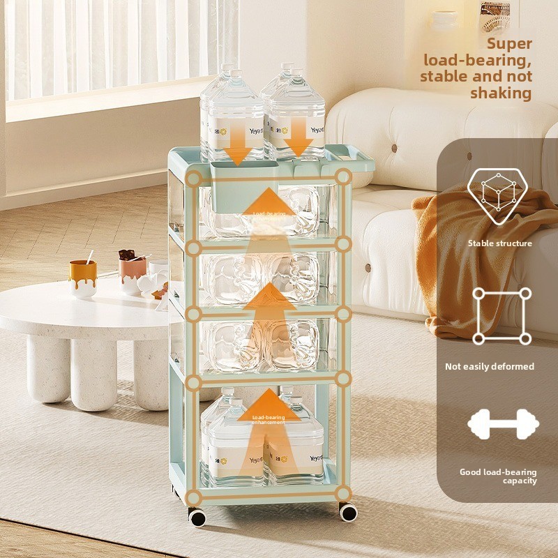Baby Nursery Trolley - عربة تخزين متحركة للأطفال متعددة الأدراج،