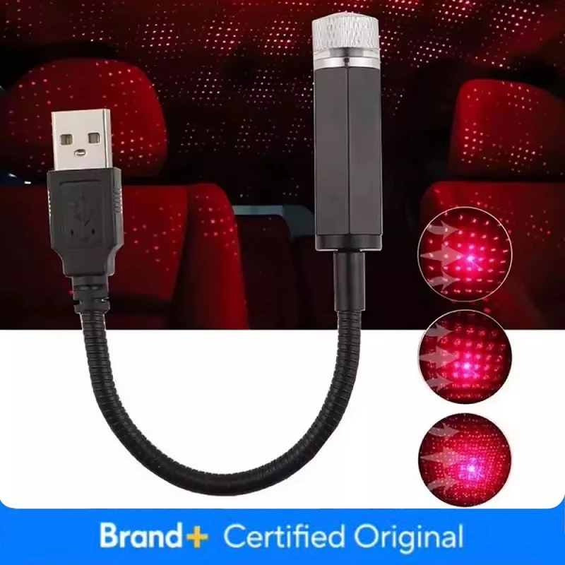 Night Light Projector Stars - رومانسية LED سقف السيارة ستار ليلة