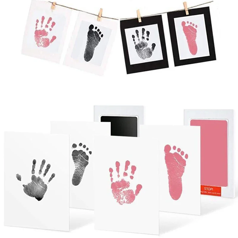 Footprint Ink Kit - مجموعة وسادات حبر آمنة وغير سامة