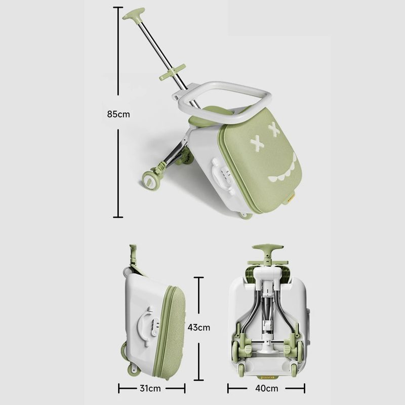 حقيبة سفر للأطفال يمكن ركوبها  - مراجعة Baby Nursery Trolley وسعره