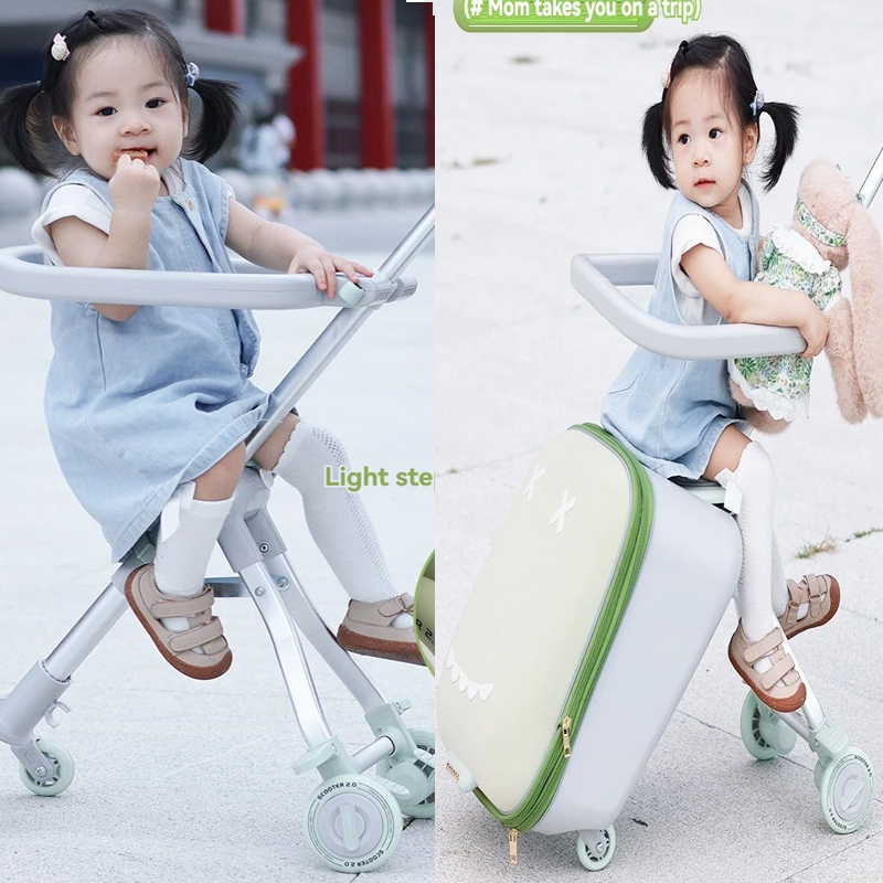 حقيبة سفر للأطفال يمكن ركوبها  - مراجعة Baby Nursery Trolley وسعره