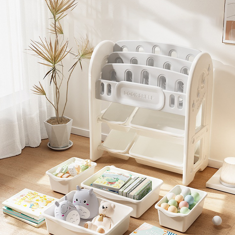 رف تخزين ألعاب الأطفال، خزانة  - مراجعة Baby Nursery Bookshelf وسعره