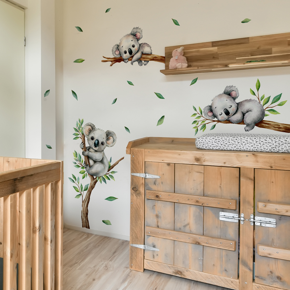 الكرتون كوالا تسلق شجرة فرع مل - مراجعة Baby Nursery Wall Mural وسعره