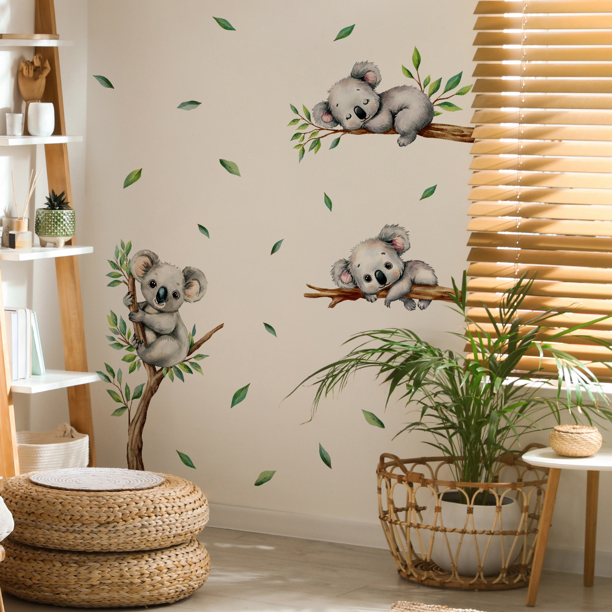 الكرتون كوالا تسلق شجرة فرع مل - مراجعة Baby Nursery Wall Mural وسعره