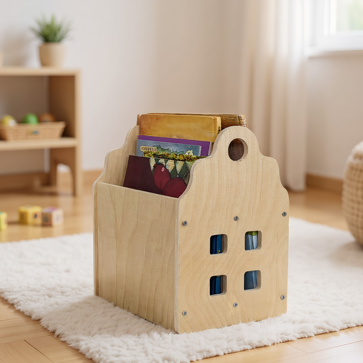 رف كتب للأطفال الصغار على الوج - مراجعة Baby Nursery Bookshelf وسعره