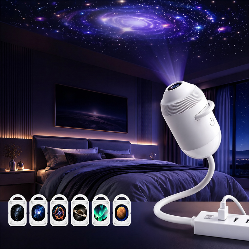 جهاز عرض ضوئي ثلاثي الأبعاد لل - مراجعة Night Light Projector Stars وسعره
