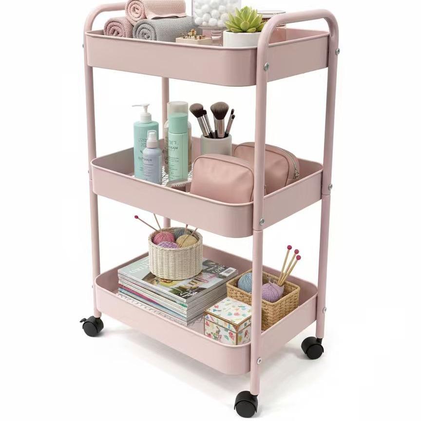 عربة تخزين متحركة بثلاث طبقات  - مراجعة Baby Nursery Trolley وسعره