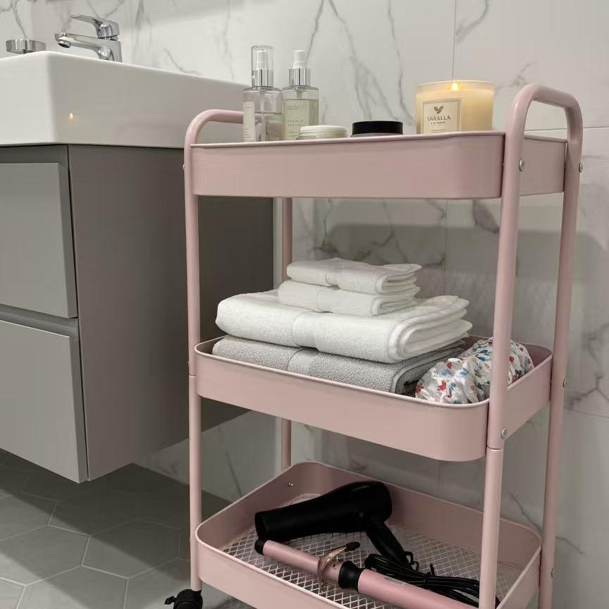 عربة تخزين متحركة بثلاث طبقات  - مراجعة Baby Nursery Trolley وسعره