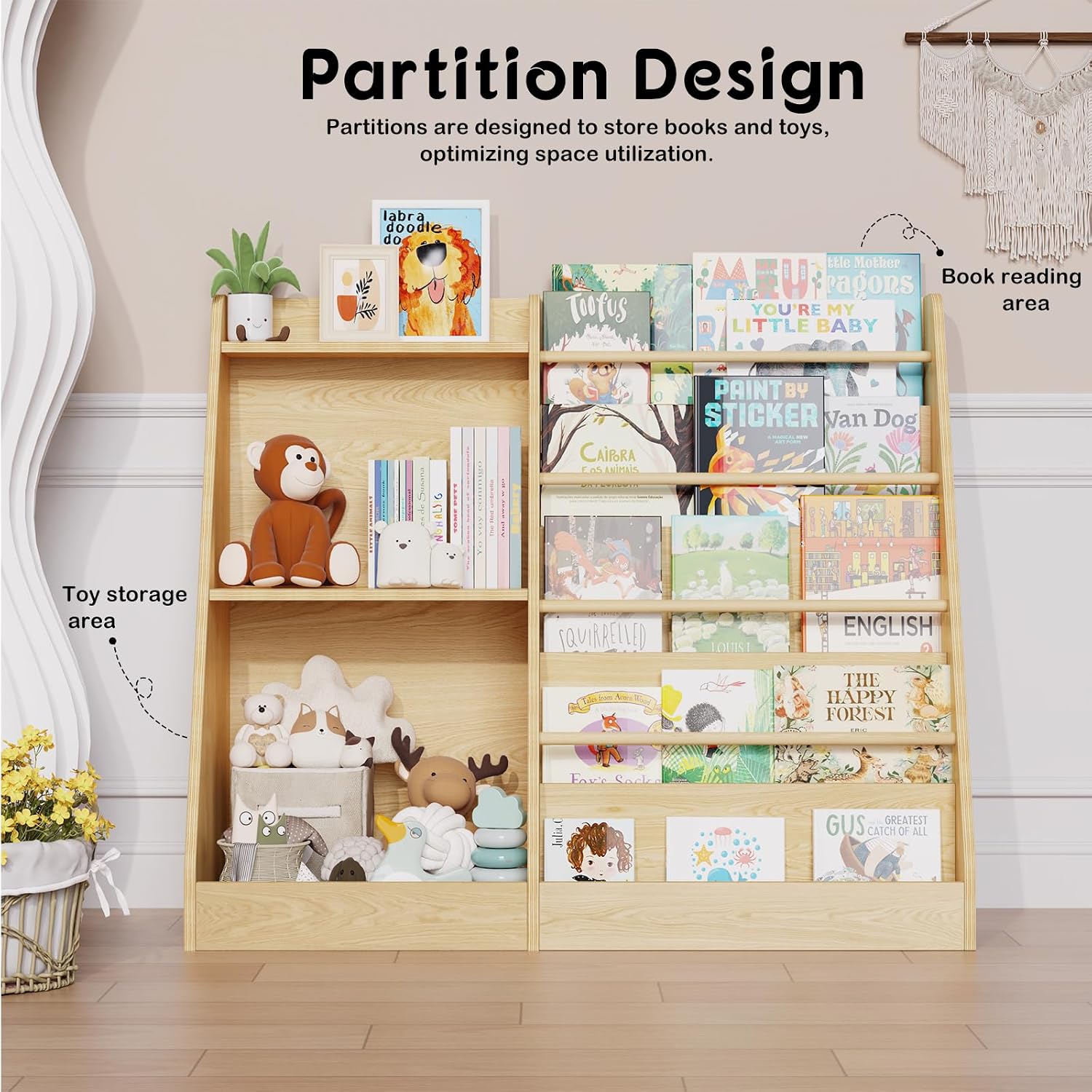 رف كتب للأطفال بـ 5 طبقات، خزا - مراجعة Baby Nursery Bookshelf وسعره