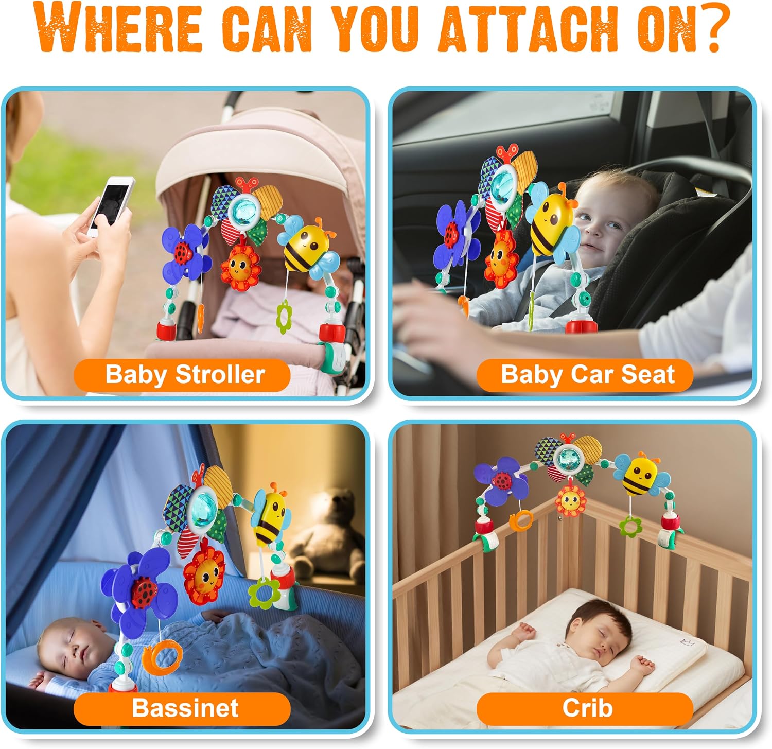 ألعاب قابلة للتعديل لسرير الأط - مراجعة Baby Nursery Trolley وسعره