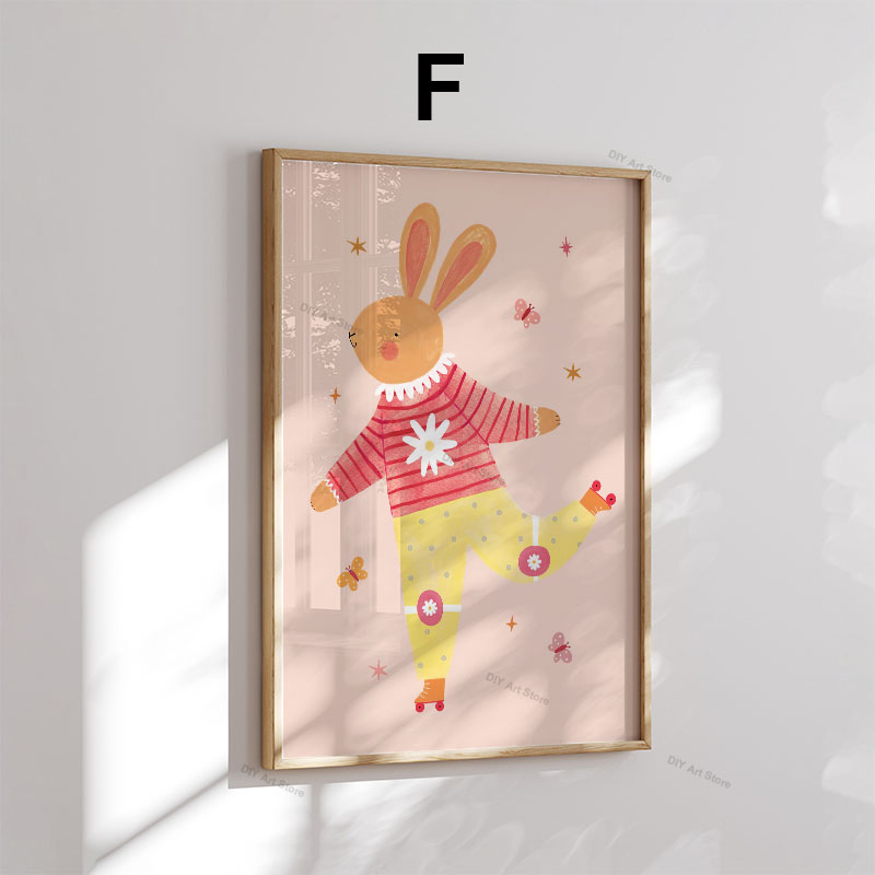 لوحات فنية جدارية كرتونية مضحك - مراجعة Baby Nursery Art وسعره