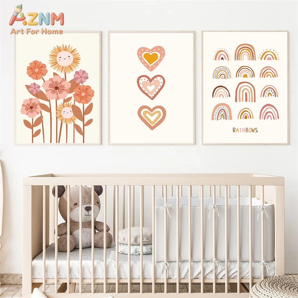 لوحة جدارية قماشية من AZNM بتص - مراجعة Baby Nursery Art وسعره