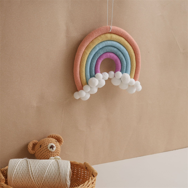 ورأى الشمال المنسوجة قوس قزح ك - مراجعة Baby Nursery Garland وسعره