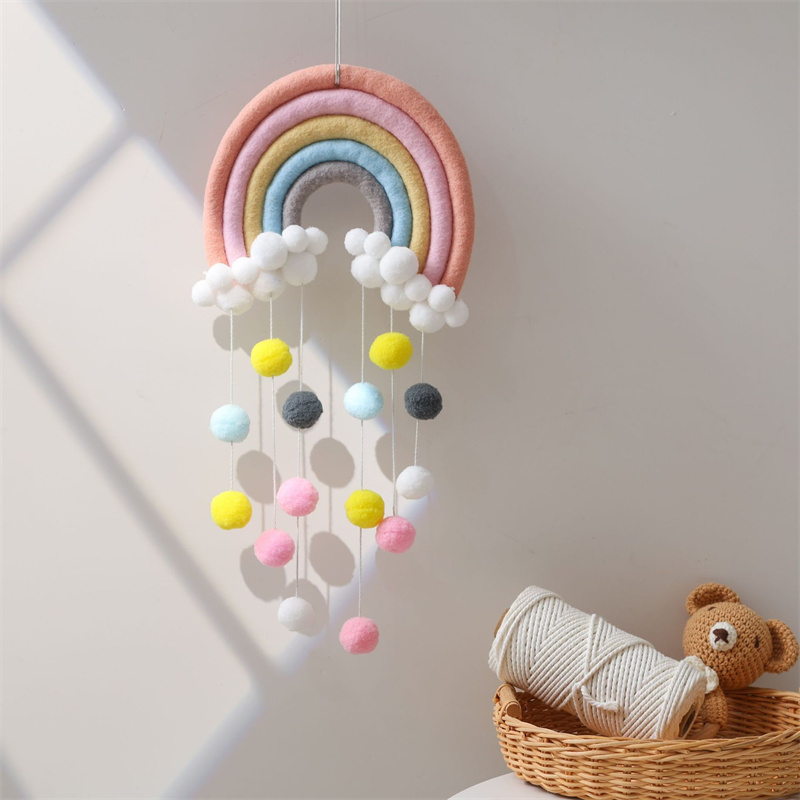 ورأى الشمال المنسوجة قوس قزح ك - مراجعة Baby Nursery Garland وسعره