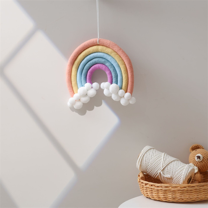 ورأى الشمال المنسوجة قوس قزح ك - مراجعة Baby Nursery Garland وسعره