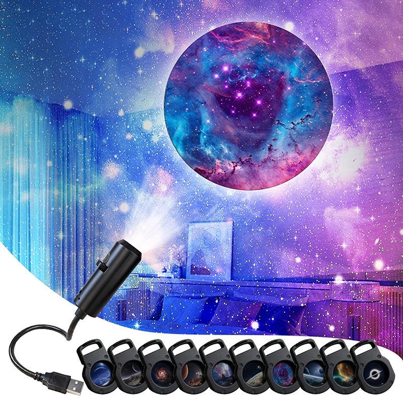 جهاز عرض ضوئي 10 في 1 لنجوم ال - مراجعة Night Light Projector Stars وسعره