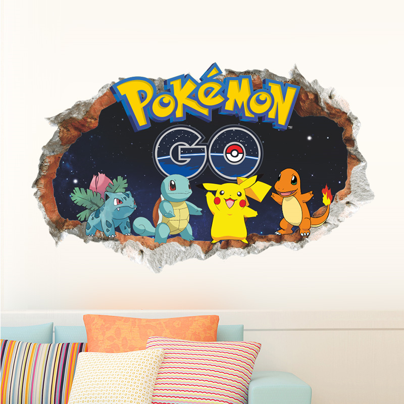 كرتون بوكيمون بيكاتشو ملصق حائ - مراجعة Baby Nursery Wall Mural وسعره