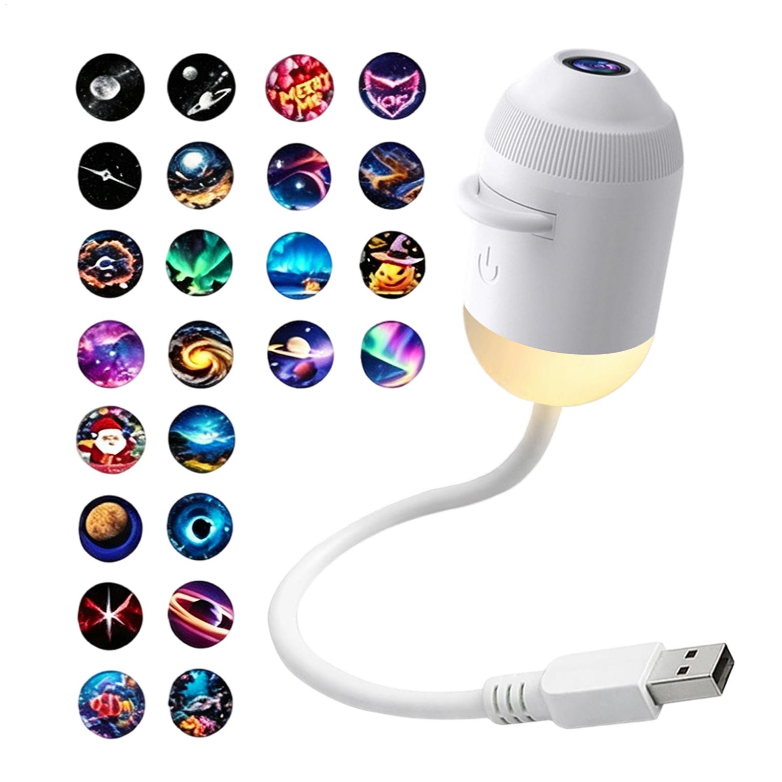 24 قطعة من شرائح العرض الضوئي  - مراجعة Night Light Projector Stars وسعره