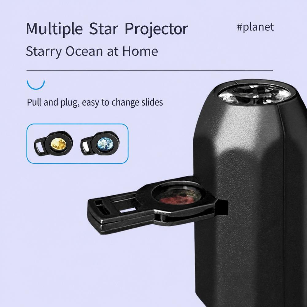 جهاز عرض ضوئي USB على شكل نجوم - مراجعة Night Light Projector Stars وسعره