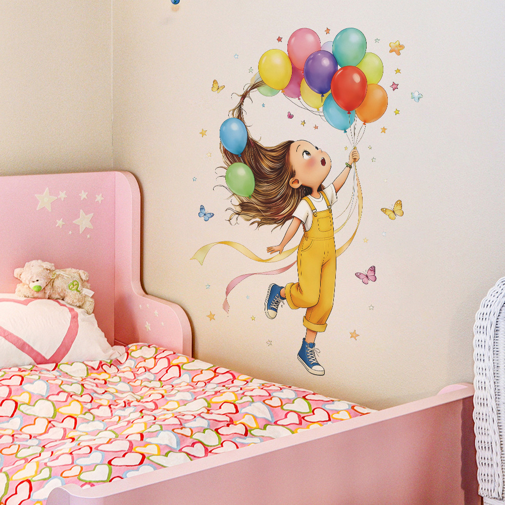 ملصق جداري كرتوني للفتيات الصغ - مراجعة Baby Nursery Wall Mural وسعره