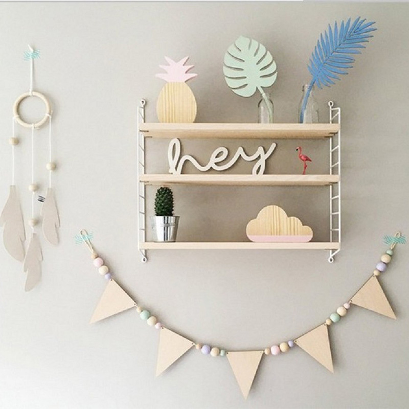 غرفة الطفل جارلاند خشبية راية  - مراجعة Baby Nursery Garland وسعره