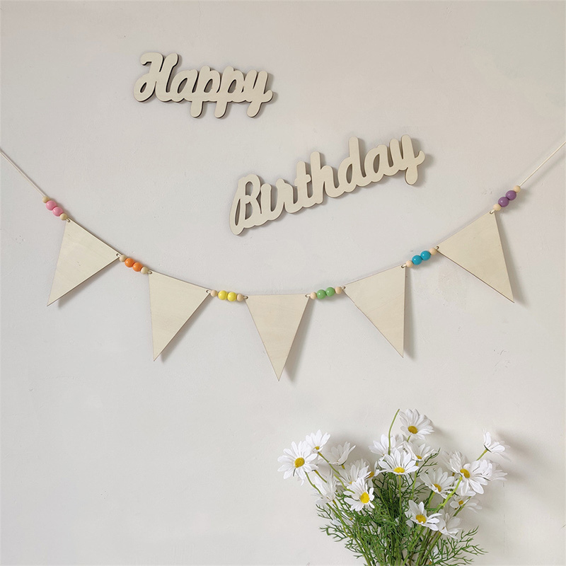 غرفة الطفل جارلاند خشبية راية  - مراجعة Baby Nursery Garland وسعره